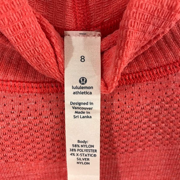 (SOLD) Lululemon Swifty Tech Coral Womens  8 - Picture 7 of 8